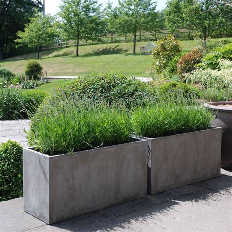 large blue rectangular planter box metal diy|rectangle planter 12x8x3.